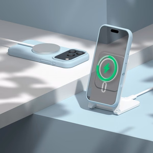 Etteri Silikoninis Mag dėklas skirtas iPhone 17 Pro šviesiai mėlynas