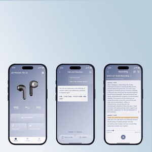 Joyroom JR-FB1 Funpods Bluetooth 6.0 In-Ear TWS Belaidės Ausinės su AI Funkcijomis - Baltos