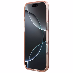 Karl Lagerfeld IML Choupette Sketch Logo MagSafe dėklas telefonui iPhone 17 Air - rožinė