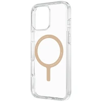 Uniq Clario Magnetinis įkrovimo dėklas iPhone 16 Pro - skaidrus auksas