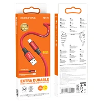 Borofone Cable BX82 Bountiful - USB to Type C - 3A 1 metre red