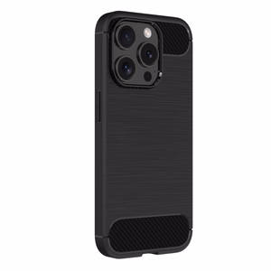 Simple juodas dėklas for iPhone 17 Pro 6,3"