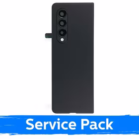 Galinis dangtelis, suderinamas su Samsung F926 Z Fold3 / Fantominis juodas / (Service Pack)