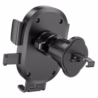 Automobilinis telefono laikiklis Hoco H18 (air vent) juodas