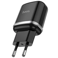Telefono įkroviklis Hoco USB A QC3.0 3A 18W N3 juodas