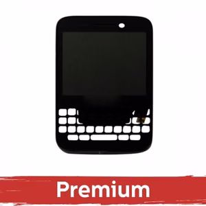 LCD дисплей для Blackberry Q5 чёрный с рамкой OEM