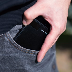 Blavec išorinė baterija 10000mAh BJ-03 Slim 13,5mm - Type C - 22,5W magnetinė Magsafe 3 in 1 (PBBJ03-MC10B) juoda aliuminis