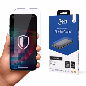 Grūdintas stiklas iPhone 14 Pro / iPhone 14 hibridinis lankstus 7H iš 3mk FlexibleGlass serijos