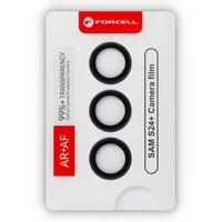 Forcell Premium kameros objektyvo grūdintas stiklas - Samsung Galaxy S24 Plus violetinė