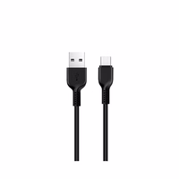 Kabelis USB A į USB C Hoco 2,4A 2 m X20 juodas