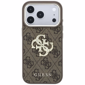 Dėklas, skirtas IPHONE 18 Pro Max/17 Pro Max (Big Strass Logo 4G) (spalva: ruda)