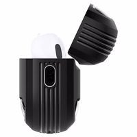 Spigen Rugged Armor dėklas Apple AirPods Pro 1 / 2 - matinė juoda