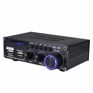 Аудиоусилитель Blitzwolf AS-22, 45W, Bluetooth 5.0, USB + пульт ДУ (черный)