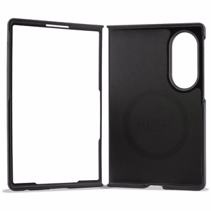 Juodas „Guess 4G Classic MagSafe“ dėklas, skirtas „Samsung Galaxy Z Fold8“