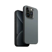 Uniq Lyden DS iPhone 15 Pro 6.1" Magclick įkrovimo dėklas – mėlynas-juodas/plautas mėlynas-juodas
