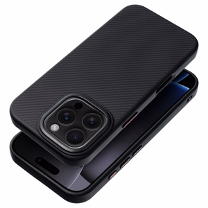 Carbon Elite Magnetinis dėklas telefonui suderinamas su MagSafe IPHONE 15 PRO MAX juodas
