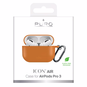 "Puro Icon" dėklas "AirPods Pro 3" - oranžinis