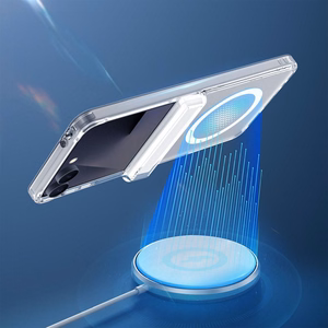 Skaidrus dėklas „Dux Ducis Clin Mag“ su „MagSafe“ palaikymu, skirtas „Samsung Galaxy Z Flip8“