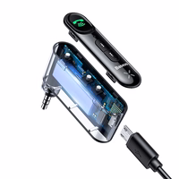 Bluetooth transmiteris BASEUS (BSBA-02) (bluetooth v5.0) juodas