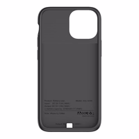 Tech-Protect PowerCase iPhone 12 mini / 13 mini su 4700mAh išorine baterija - juoda