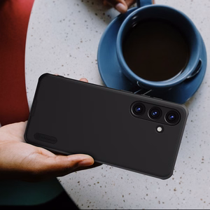 Dėklas Nillkin Super Frosted Shield Pro Samsung S926 S24 Plus mėlynas