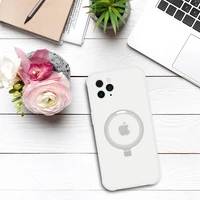 Dėklas telefonui su stovu MagSafe IPhone 11 Pro Max (m) - sidabrinis