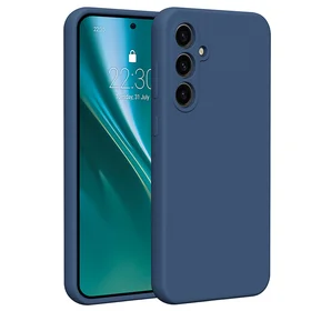 Etteri silikoninis dėklas telefonui Samsung Galaxy S23 FE tamsiai mėlynas