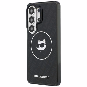 Karl Lagerfeld dėklas IML Repeated Choupette MagSafe skirtas Samsung Galaxy S26 Ultra juodas