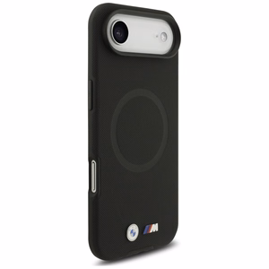 BMW M FW metalinio logotipo magnetinis dėklas telefonui iPhone Air - juodas