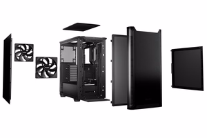 be quiet! PURE BASE 501 Black „Midi Tower“ Juoda