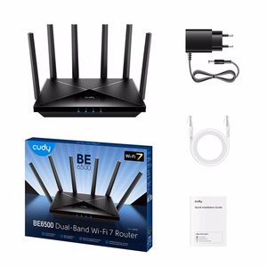 CUDY WR6500 Gigabit Wi-Fi 7 maršrutizatorius