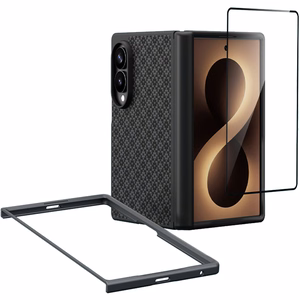 Benks Magnetic Armor Grid Pro Grand Combo dėklas Samsung Galaxy Z Fold 8, juodas (C.K.FL.SA.BK.C060)