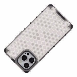 Honeycomb Case броневой чехол с TPU бампером для iPhone 13 Pro Max зелёный