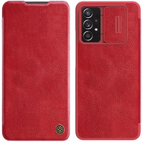 Nillkin Qin odinis dėklas telefonui Samsung Galaxy A73 raudonas