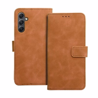 TENDER knygos tipo dėklas telefonui SAMSUNG A34 5G rudas