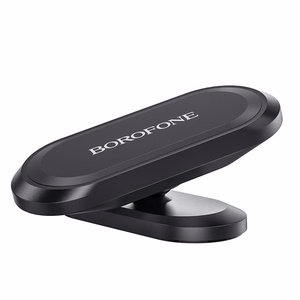 Automobilinis telefono laikiklis Borofone BH29 klijuojamas ant panelės, magnetinis, juodas