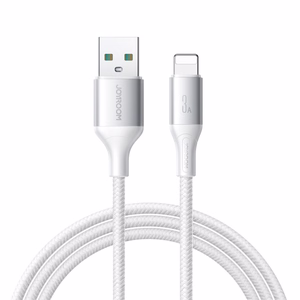 Joyroom S-A28 Flash serijos 3A USB-A - Lightning kabelis 2m - baltas