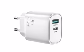 Įkroviklis Joyroom (L-QP2011) (1xUSB-C;1xUSB 3A 20W) baltas