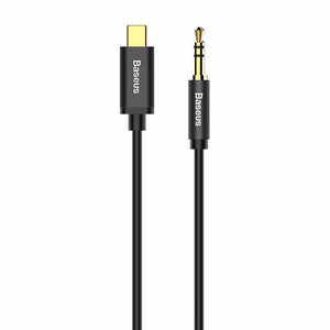 Baseus Yiven audio кабель USB-C на mini jack 3,5mm, 1.2m (черный)