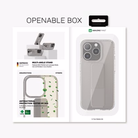 Amazing Thing Titan Pro dėklas telefonui su stovu 10FT IP156.7PTHGY iPhone 15 Pro Max titano spalvos