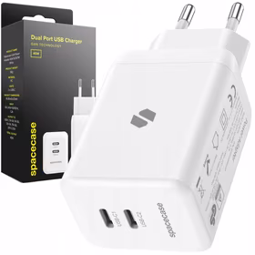 Spacecase USB įkroviklis Charger 45W GaN SC007W baltas