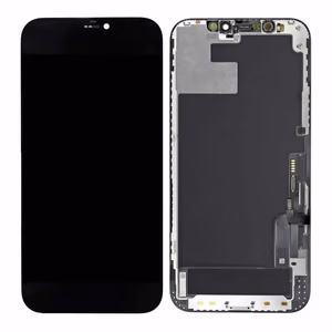 Ekranas Apple iPhone 12/12 Pro su lietimui jautriu stikliuku GX hard OLED (removable IC)