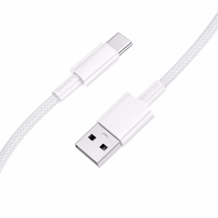 USB kabelis Borofone BX117 USB-A to USB-C 1.0m baltas