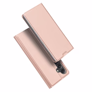 Dux Ducis Skin Pro dėklas telefonui Samsung S24+ su atvartu - rožinis