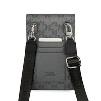 Karl Lagerfeld Ikonik Karl Monograma Lopinėlių krepšys - sidabrinis