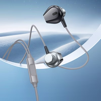 Ausinės Hoco M125 3,5mm pilkos