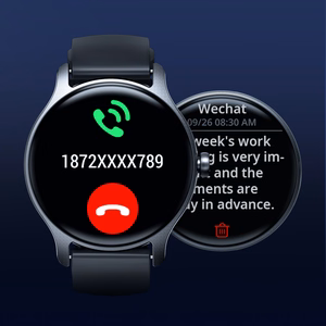 Išmanusis laikrodis Joyroom JR-FC1 Classic Series Smart Watch (Make/Answer Call) juodas
