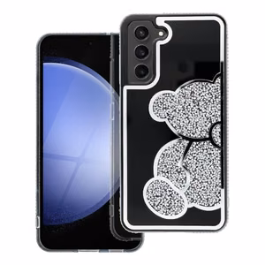Чехол для Samsung S24 Teddy Bear серебряный