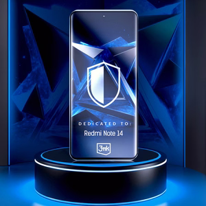 Grūdintas stiklas 3mk HardGlass Max Lite Juodas Xiaomi Redmi Note 14 5G