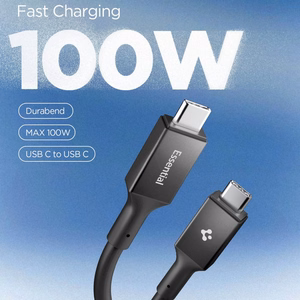 Spigen EB10020CC USB-C laidas 100W 200cm - Juodas
